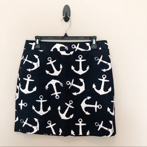 J.Crew pencil skirt - size 8 - anchor design